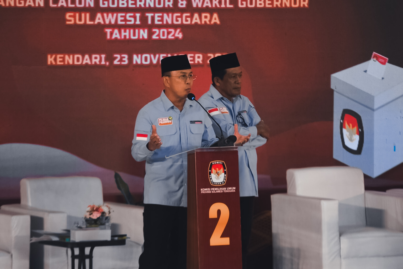 Quick Count LSI Denny JA:  ASR-Hugua Raih 52,45 Persen Suara, Tinggalkan 3 Rival di Pilgub Sultra
