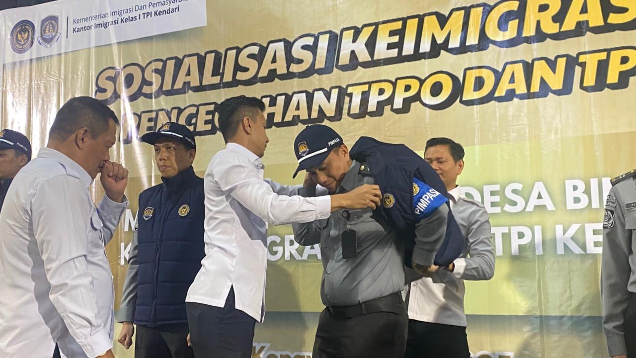 Imigrasi Kendari Bentuk 50 Desa Binaan di Konawe, Upaya Cegah TPPO dan TPPM