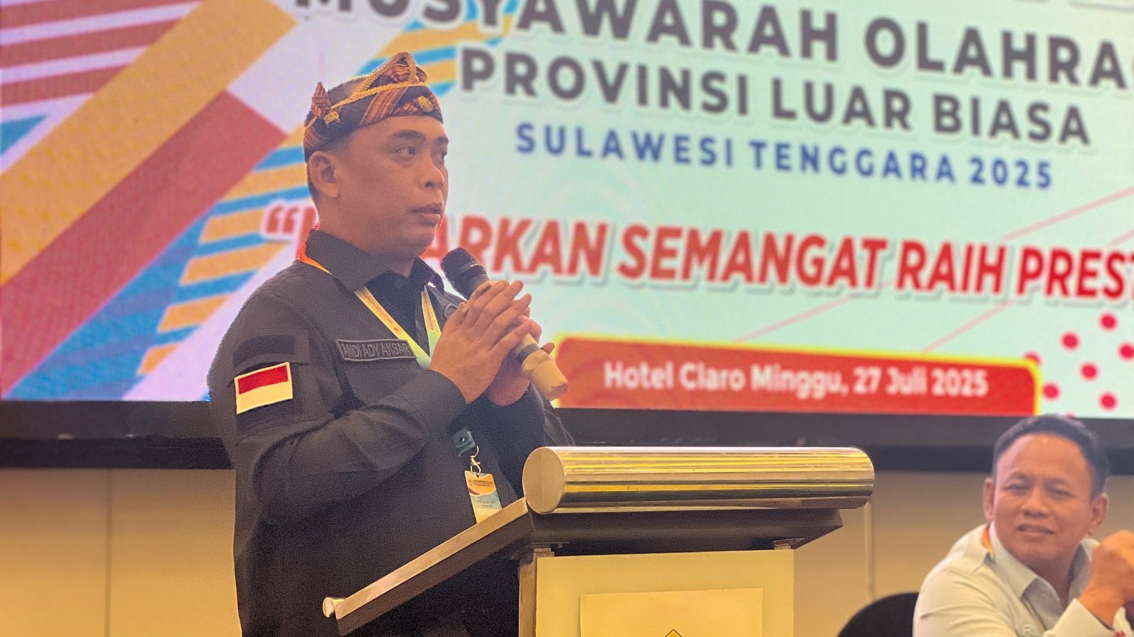 Andi Ady Aksar Terpilih Aklamasi Jadi Ketua KONI Sultra 2025 – 2029