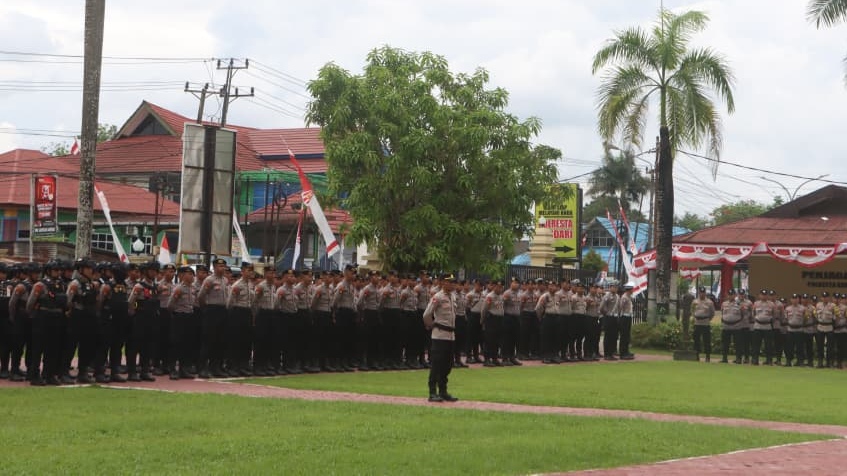 Polresta Kendari Kerahkan 944 Personel Amankan Rakornas Produk Hukum Daerah 2025