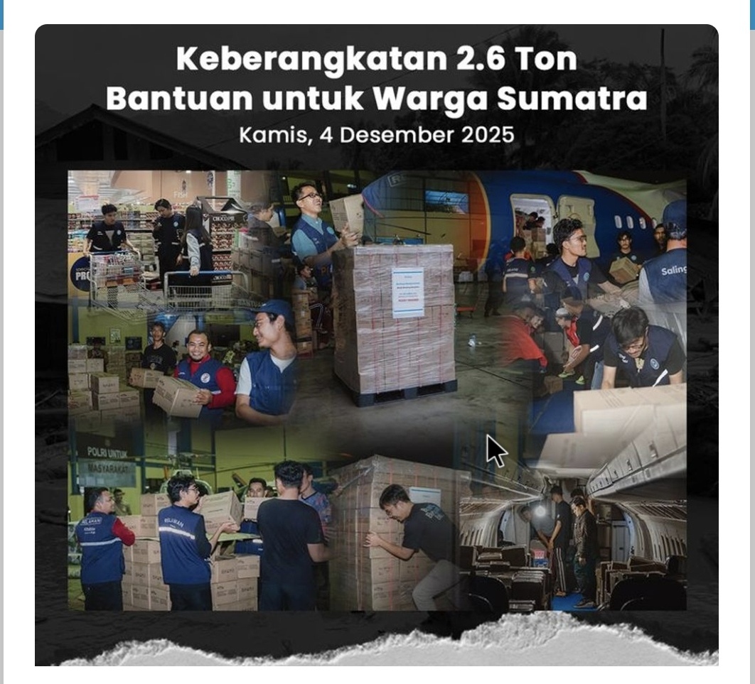 Bantuan Tahap 3 Kitabisa untuk Sumatra dan Aceh Resmi Diberangkatkan
