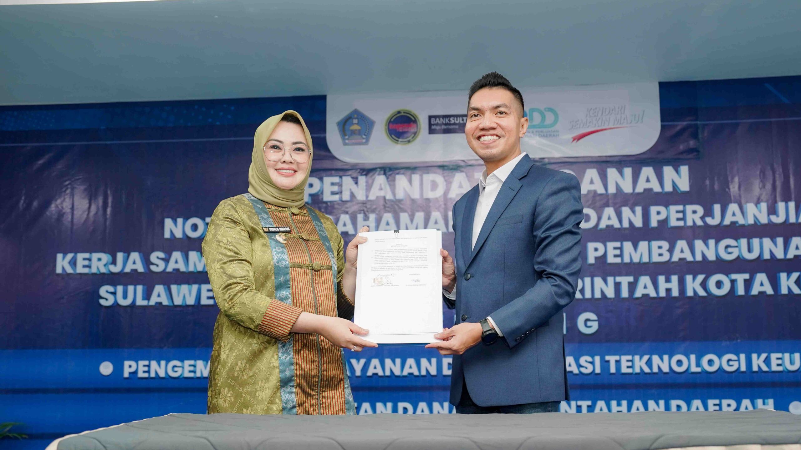 Pemkot Kendari Teken Kerja Sama dengan Bank Sultra, Optimalkan PAD Lewat Digitalisasi