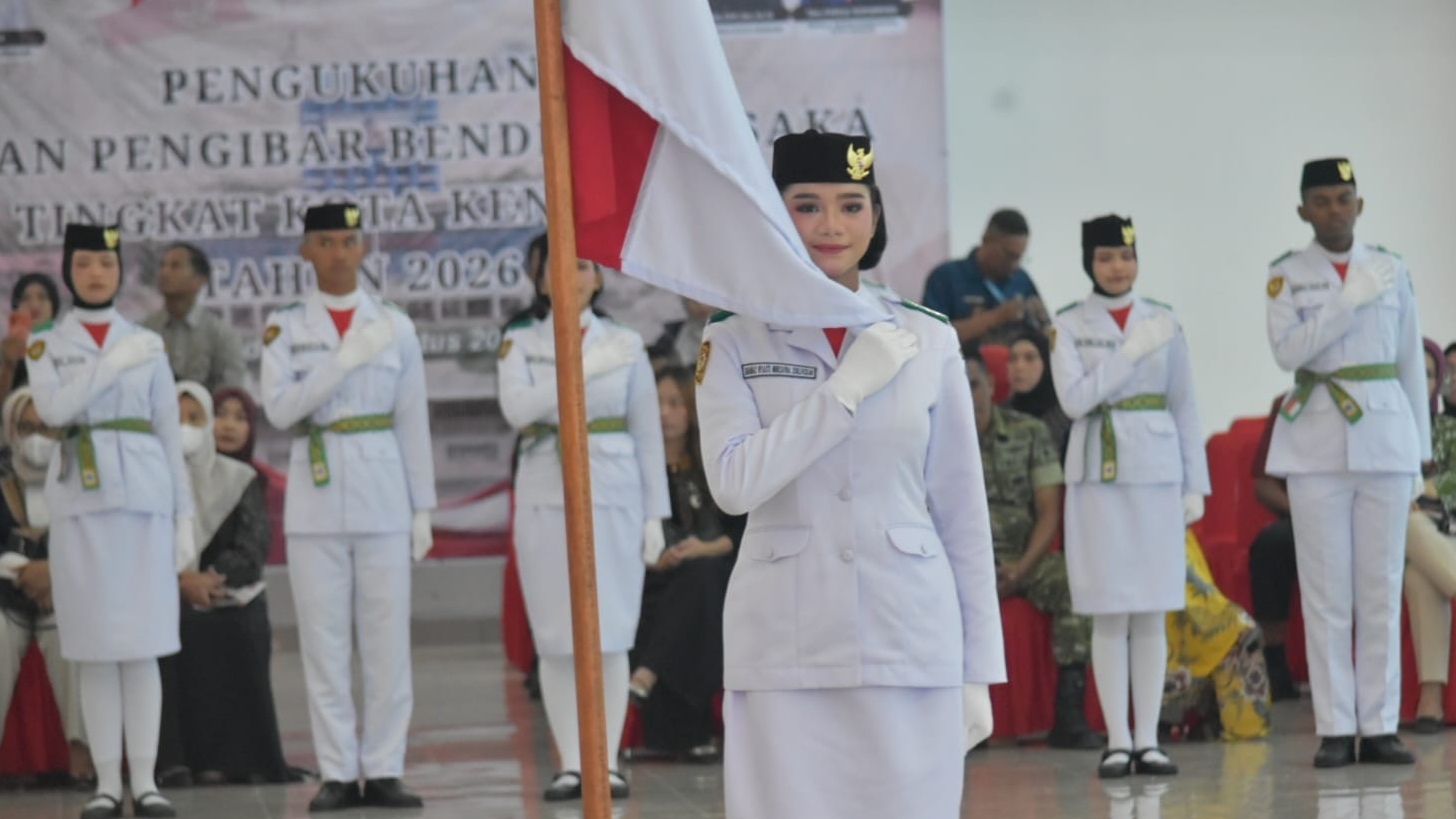48 Anggota Paskibraka Kendari Dikukuhkan, Siap Kibarkan Merah Putih di HUT ke-81 RI