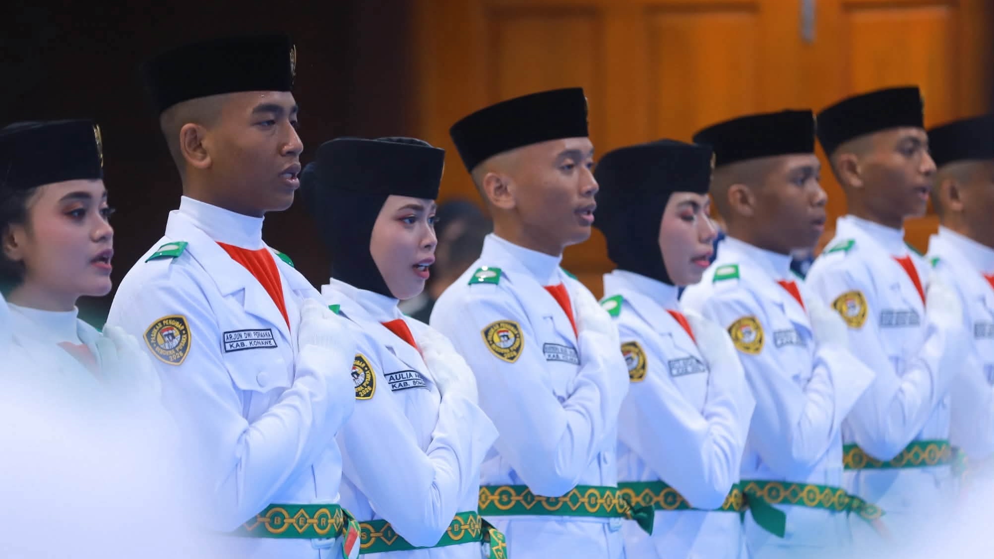 49 Anggota Paskibraka Sultra 2026 Dikukuhkan